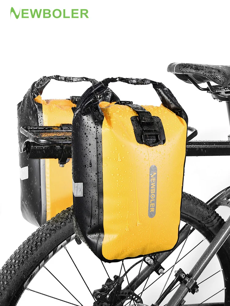 AliExpress NEWBOLER 10L 20L Waterproof Cycling Bicycle Front Fork Bag Quick Release Bike Rear Seat Trunk Bag Bike Bag Bicycle Accessories