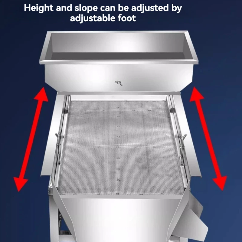 Линейный вибрационный экран, маленький Промышленный Станок из нержавеющей стали, многофункциональный Электрический Вибрационный станок для чая