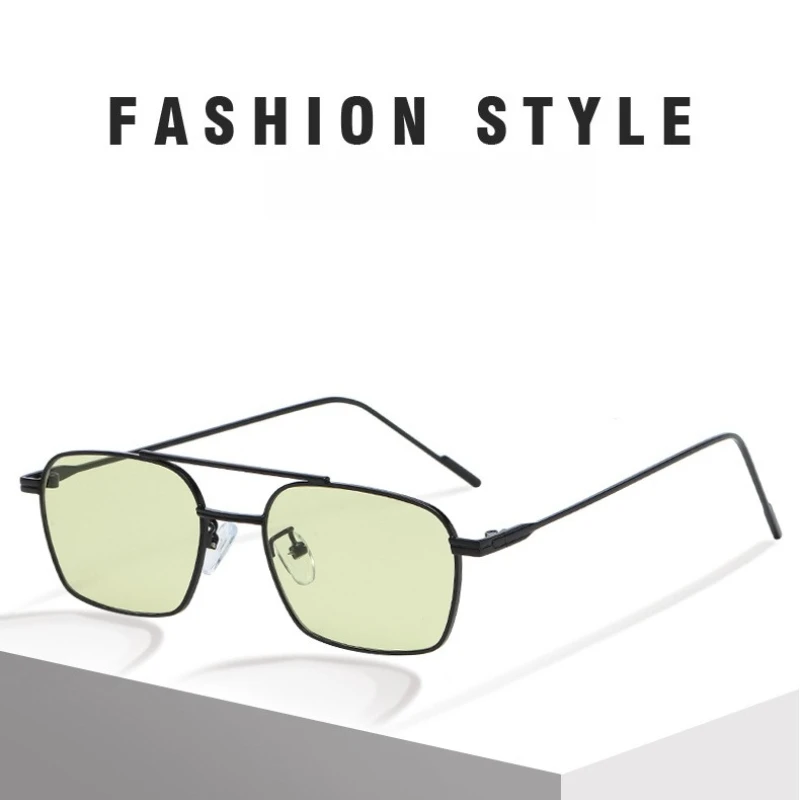 

Fashion Retro Square Sunglasses Women Sun Glasses Lady Travel Eyeglasses Vintage UV400 Street Shot Sunshades Men Driving Eyewear