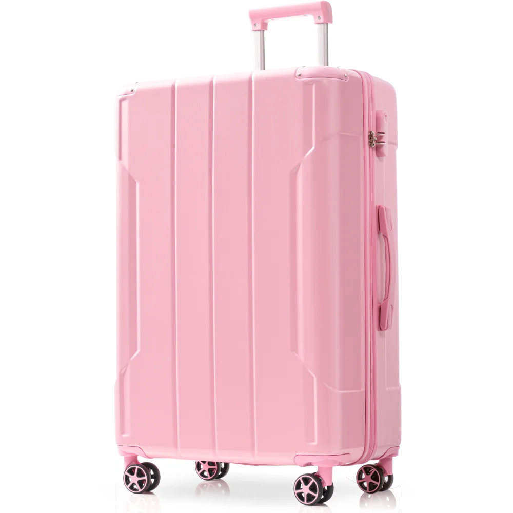 

Hardshell Luggage, Lightweight Durable ABS Suitcases with Double Wheels, Expandable 28-inch Checked Luggage 28inch