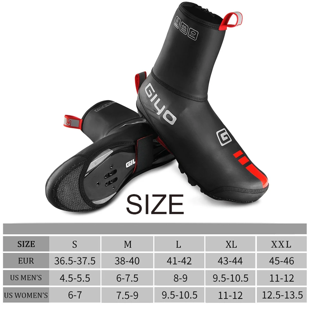 Giyo Waterproof Cycling Shoes Cover Neoprene Thermal Spring Winter Bicycle OvershoesRoad Bike Cycle Footwear MTB Boot Covers