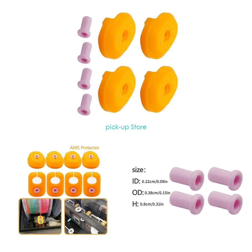 

Q5WA 4PCS -принтер Guard Ceramic Protector Easy Установка для X1C P1P