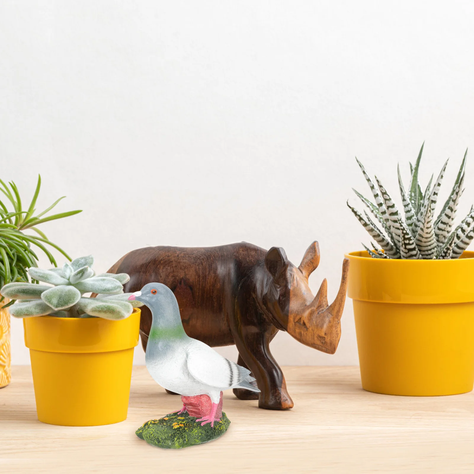 

Waterproof Resin Dove Garden Ornament Realistic Bird Lawn Decoration Outdoor Yard Mini Landscape Decorative Piece