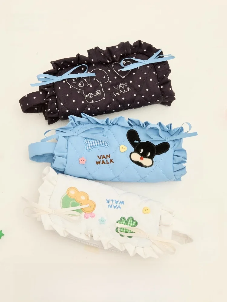 VANWALK ピクニックシリーズ大 Capaci ジッパー鉛筆ケース学生文具バッグレーストリミング枕猿ポリエステル素材