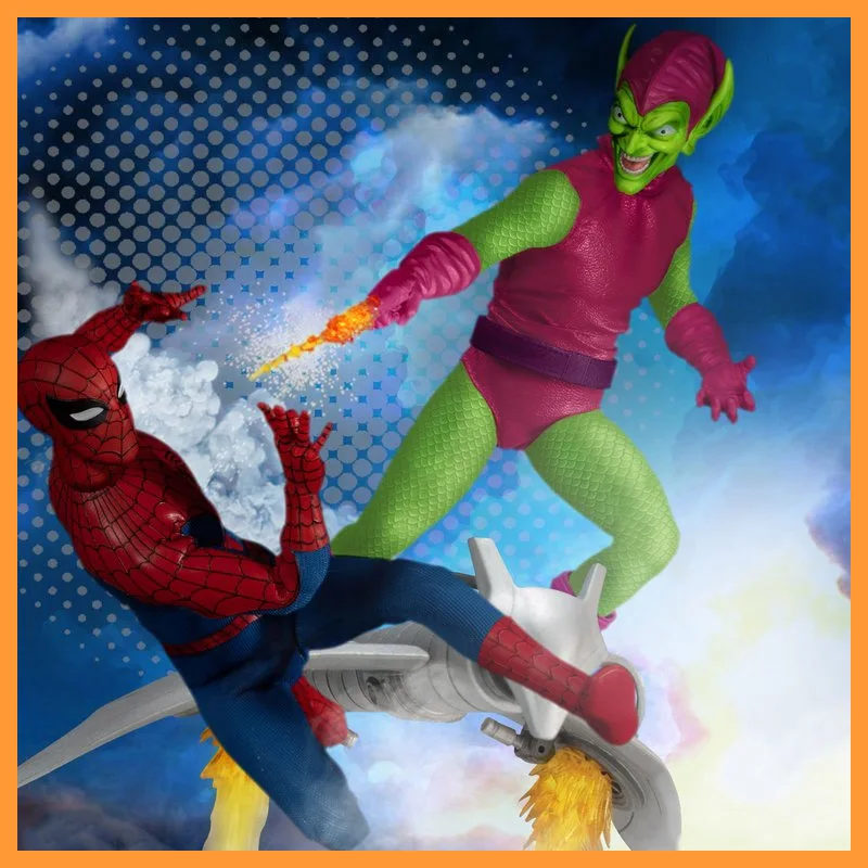 In Stock MEZCO 1/12 Scale Collectible Male Soldier Spider Man Super Villain Classic Green Goblin Luxury Edition for Fans