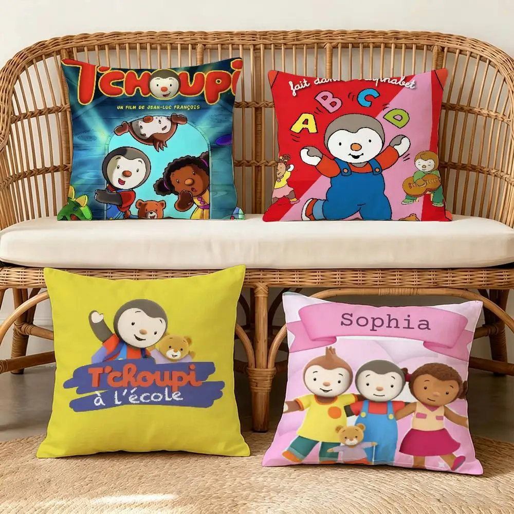 Cartoon Tchoupi Penguin    Pillow Anime Pillow Sofa Bed Head Pillow Cover Cushion Cover Fashion