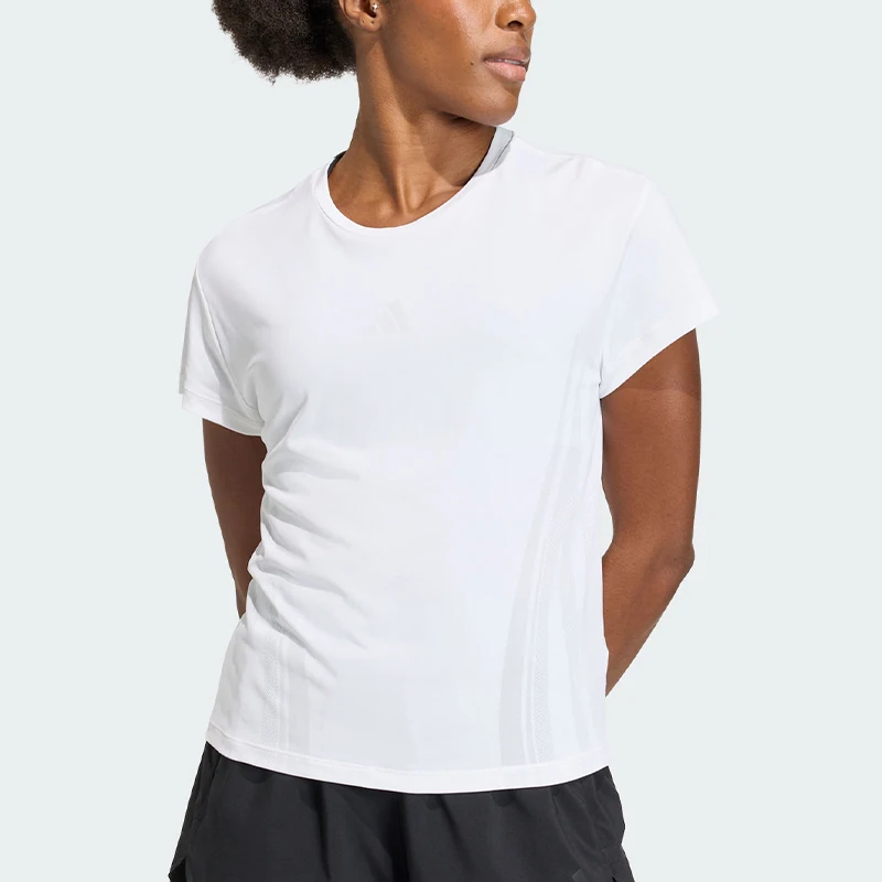 adidas-genuine-summer-women's-cool-and-breathable-training-sports-short-sleeved-t-shirt-ks8952