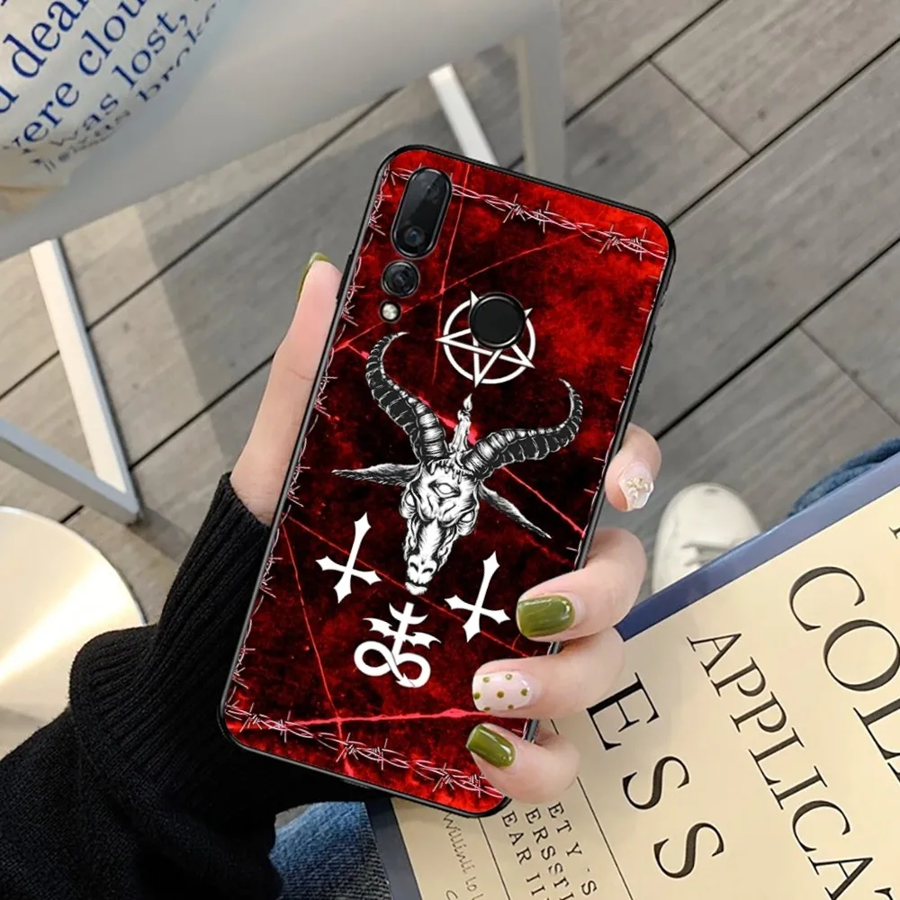 D-Devil S-Satan Phone Case For Huawei Y9 6 7 5 Prime Enjoy 7s 7 8 plus 7a 9e 9plus 8E Lite Psmart Shell