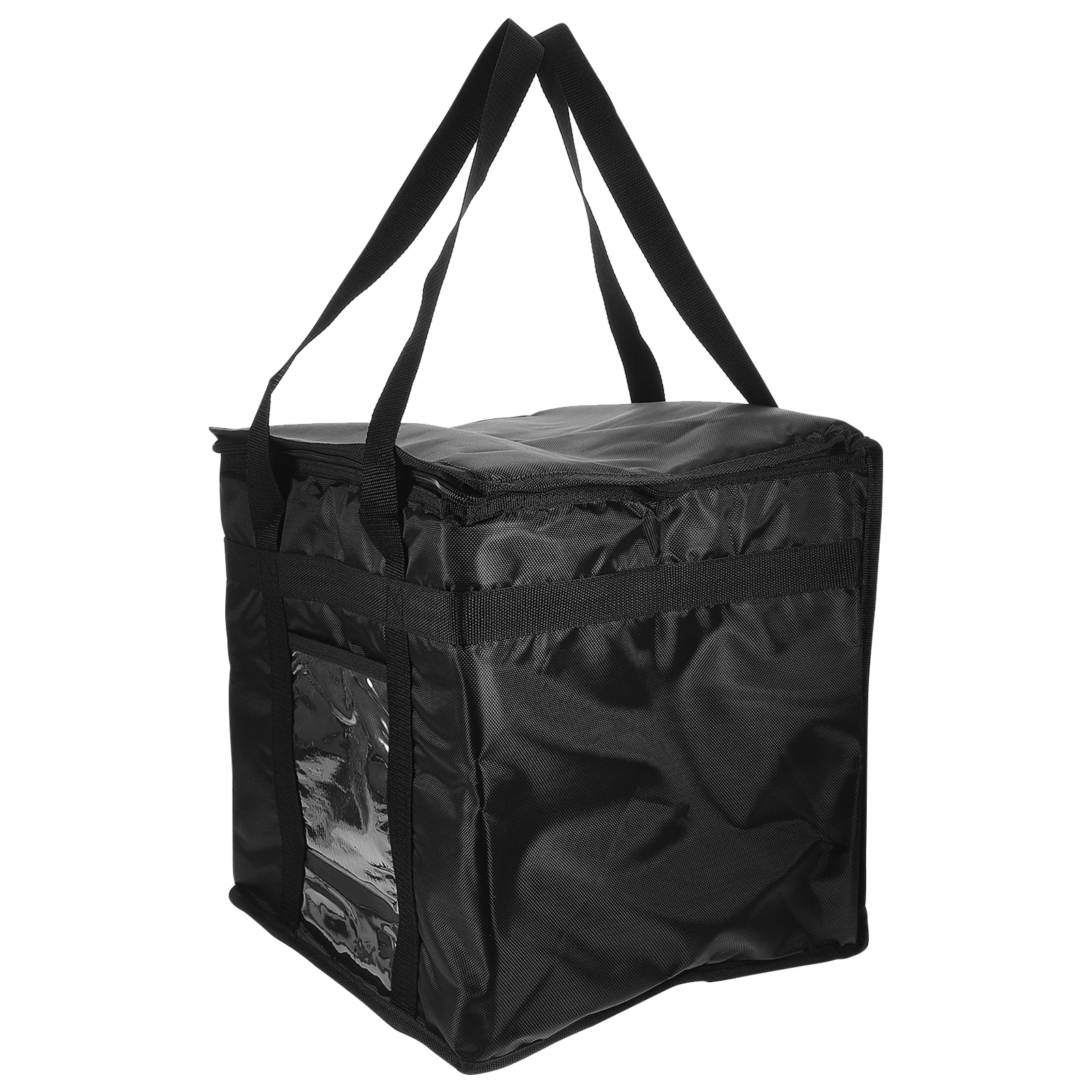 

Многоразовая изолированная сумка для доставки горячих продуктов, термосумка-холодильник, многофункциональная сумка для горячего питания, портативный холодильник с крышкой