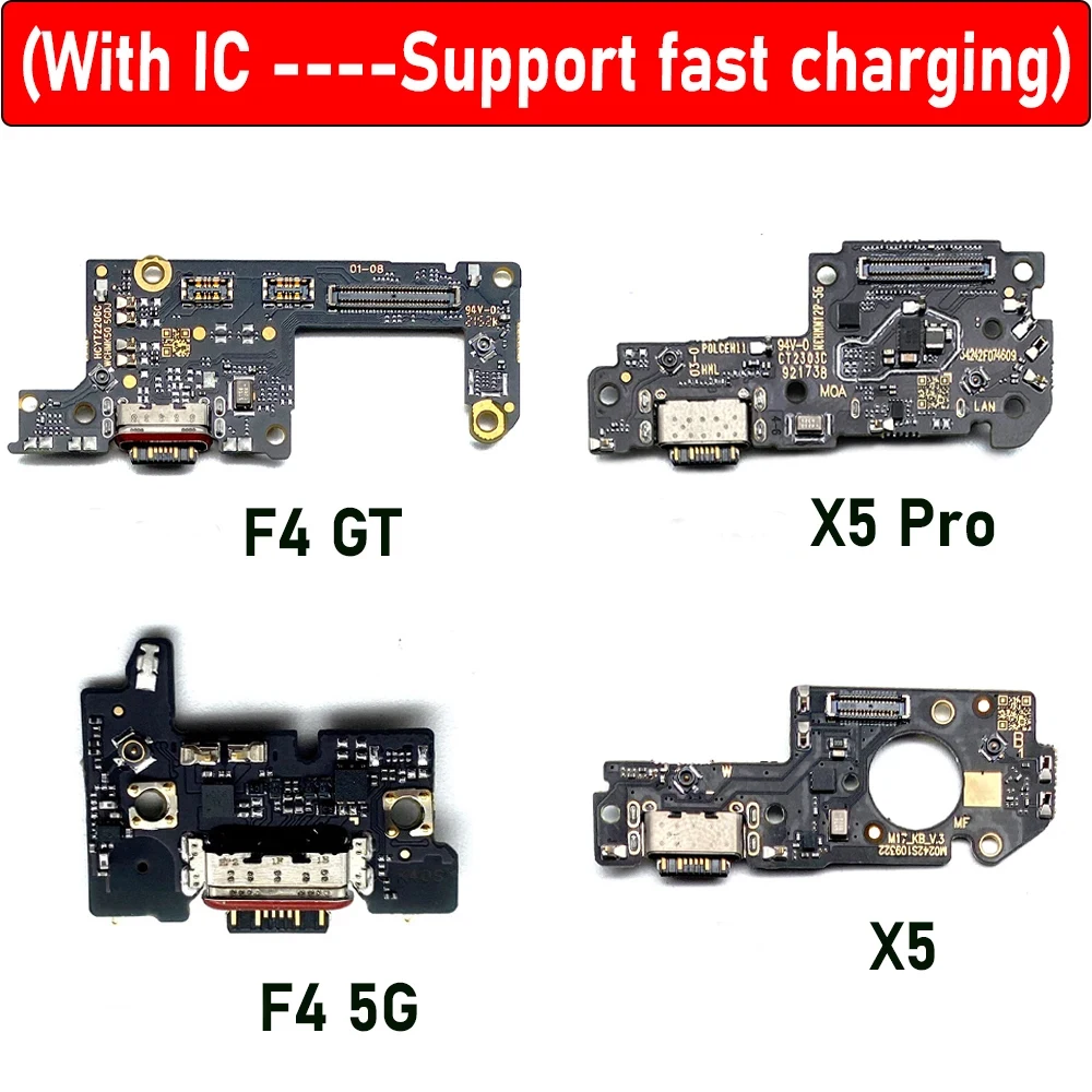 NOWY port ładowania USB Złącze stacji dokującej do mikrofonu Elastyczny kabel do Xiaomi Poco F5 F4 F3 GT X5 X6 Pro F4 5G M5S C61 C65 M6 4G