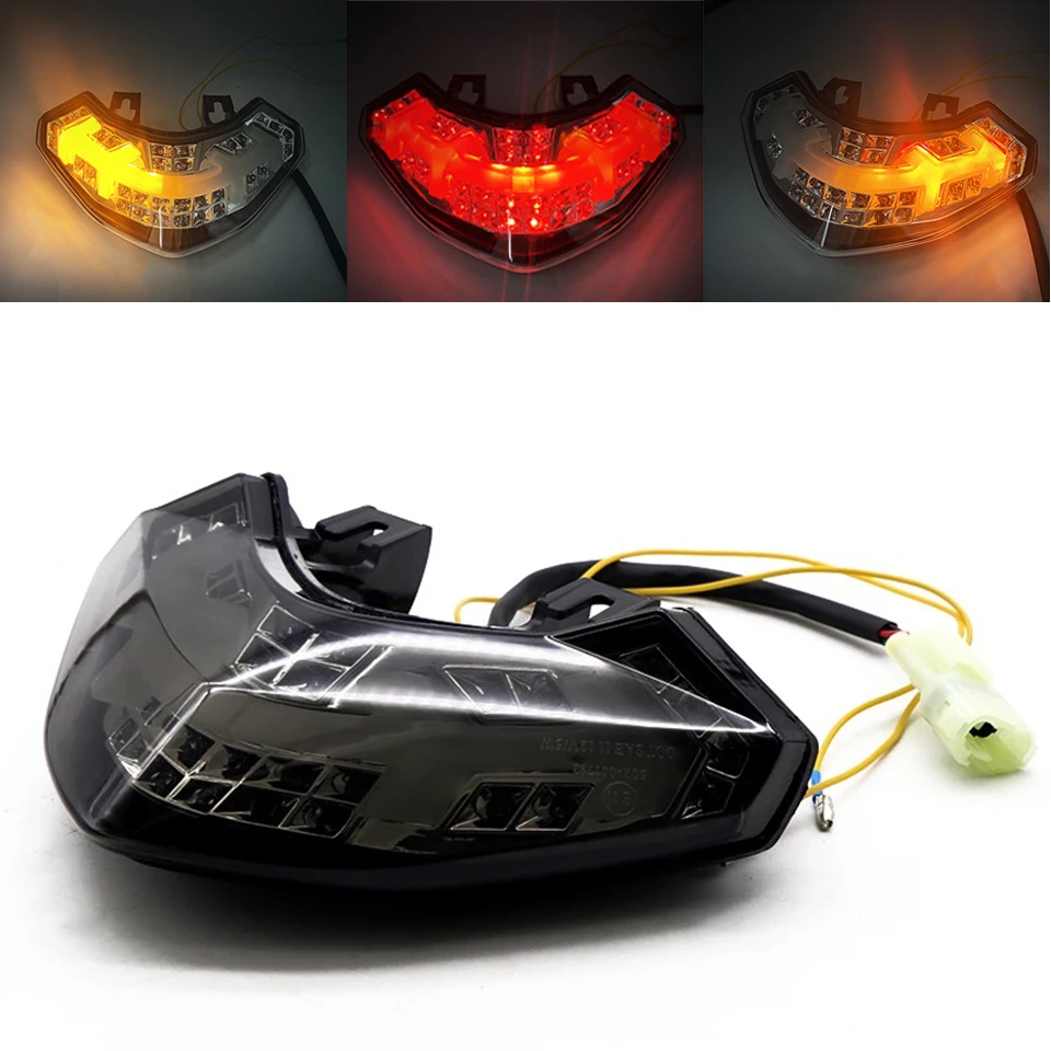 Fits for Ducati Multistrada 1200 1200S 1200GT ABS 2011-2014 Motorcycle LED TailLight Brake & Turn Signal Integrated Tail Lights