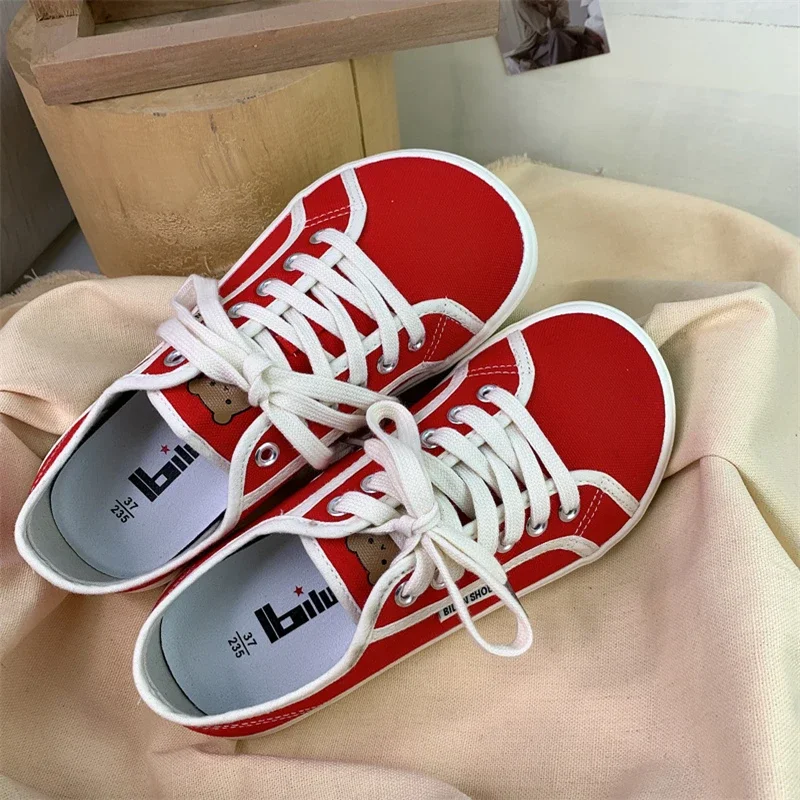 Women Sneakers Summer Casual Platform Canvas Shoes Lace-Up Flats Ladies White Female Sport Shoes Zapatillas Mujer Flat Tennis