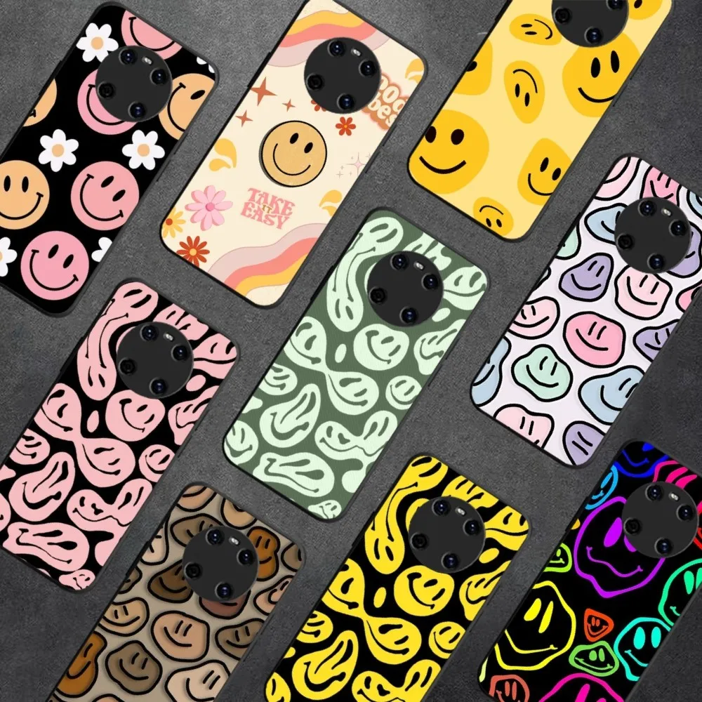 S-Smiley Face Funny Phone Case For Huawei Y9 6 7 5 Prime Enjoy 7s 7 8 plus 7a 9e 9plus 8E Lite Psmart Shell