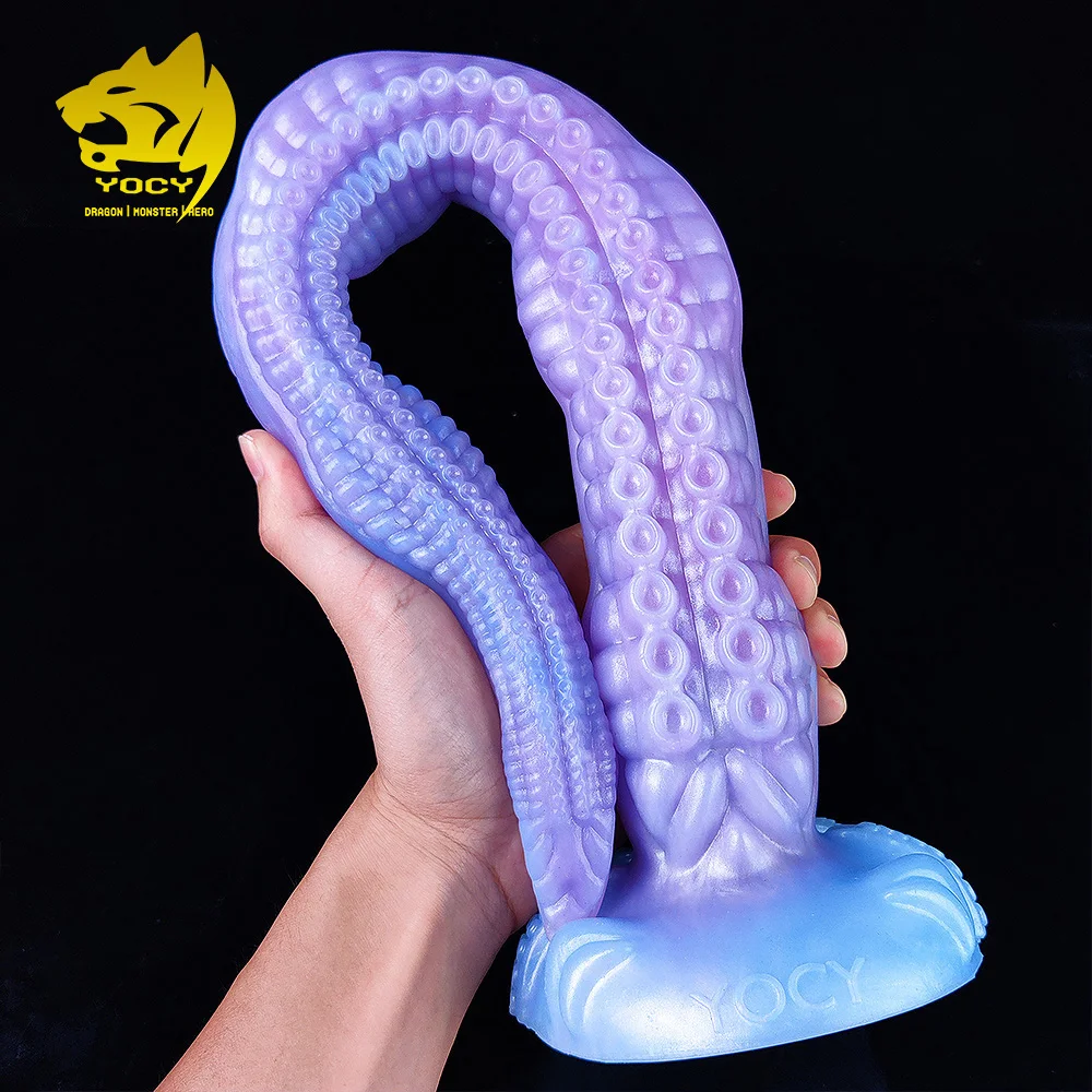 YOCY Super Long Octopus Dildo 25.59 inch Fantasy Dildo With Suction Cup Silicone Tentacle Anal Sex Toy For Women Men