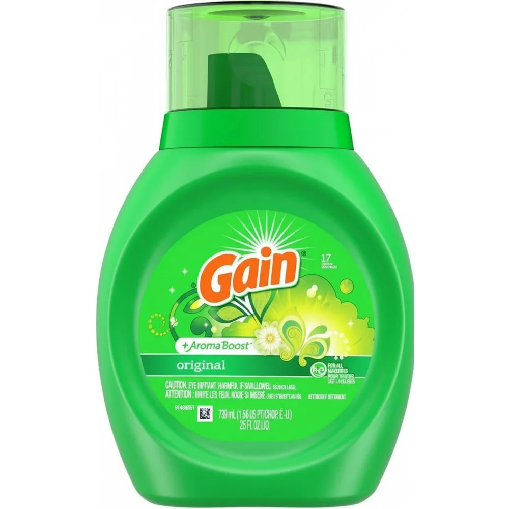 

Fresh Scent Liquid Laundry Detergent 16 Loads, Pack of 6 - All Machines, Cold Water Safe