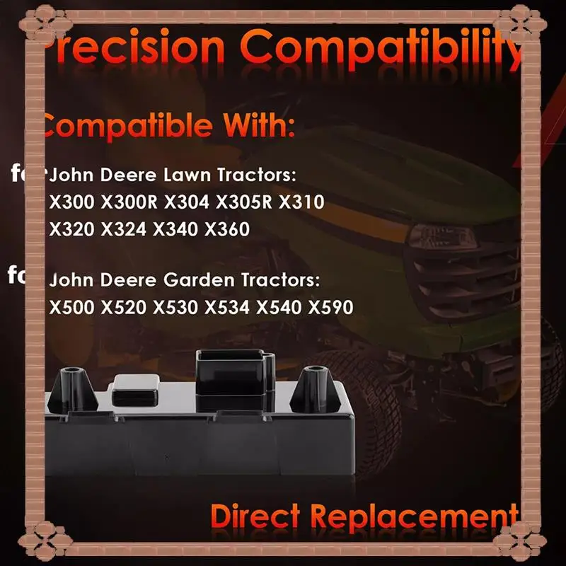 24-Hour Delivery For John Deere Garden Tractor Electronic Control Unit Module:For Models X300, X304, X310, X500 Part Numbers AM1