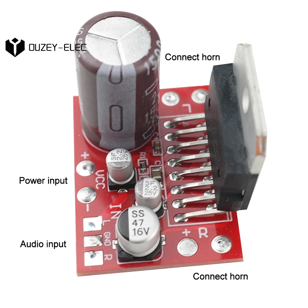 Audio Amplificador TDA7379 Power Amplifier Board 38W X 2 DC Stereo Amp Dual Channel High Power Stereo DC Power Amplifier Module