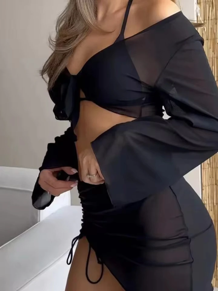 2026 New Spring Summer Two Piece Suits Fashion Sportswear Women Sexy Streetwear Sleeveless 4 Piece Set Solid Backless