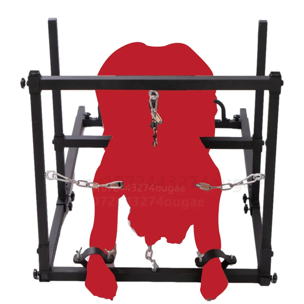 BDSM عبودية أطقم CBT وسادة مع أصفاد طوق الجنس التدريب الإطار الدعائم أدوات الكبار الجنس لعب للنساء الرجال الألعاب