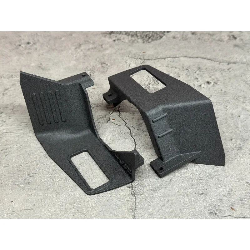 For Axial 1/10 SCX10 III 1987 Toyota SR5 RC Crawler Metal Front Battery Tray & Inner Fender , Scale Upgrade Parts Accessories