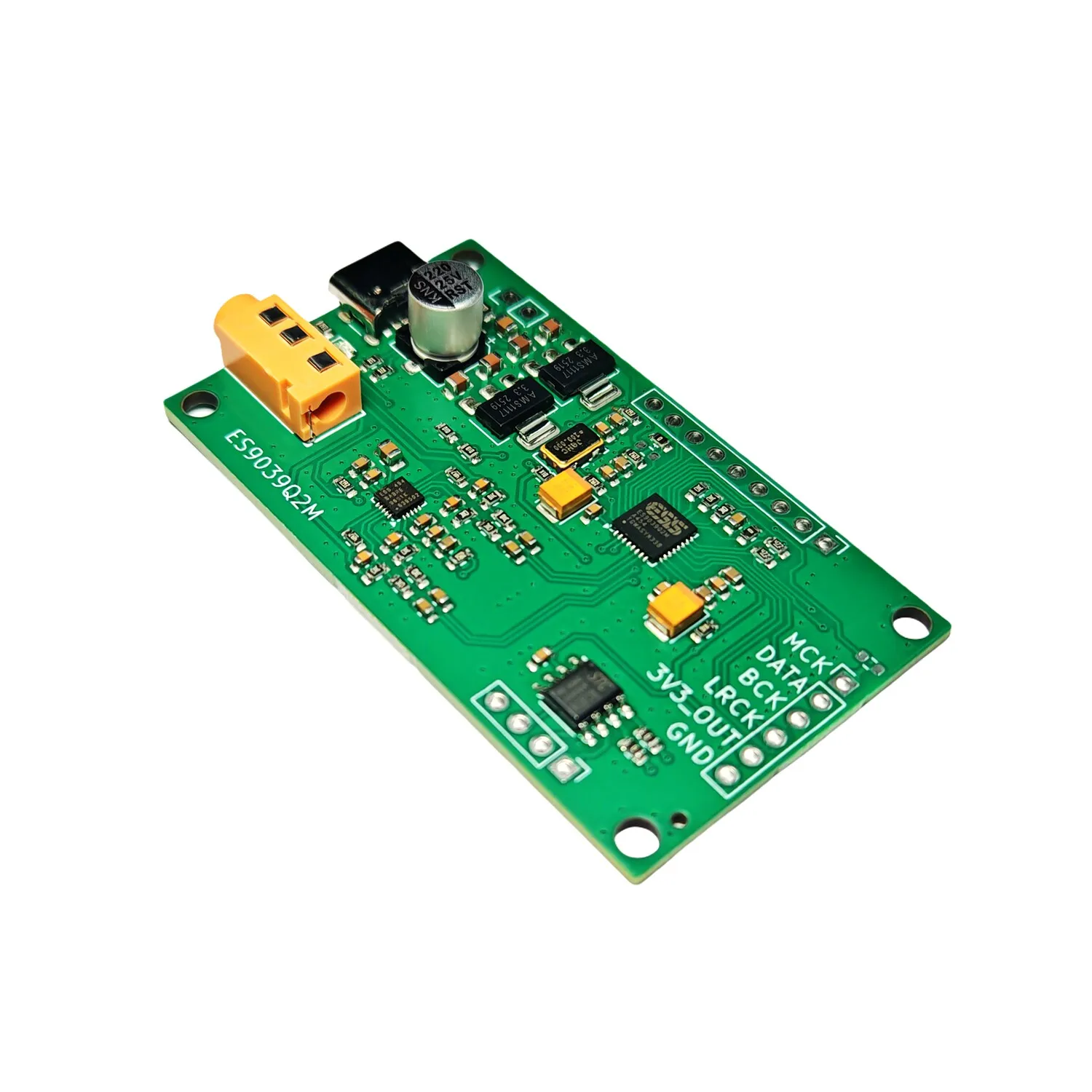 ES9039Q2M I2S DSD Digital Audio Input DAC Decoding Board Development Board ES9601K Module Module