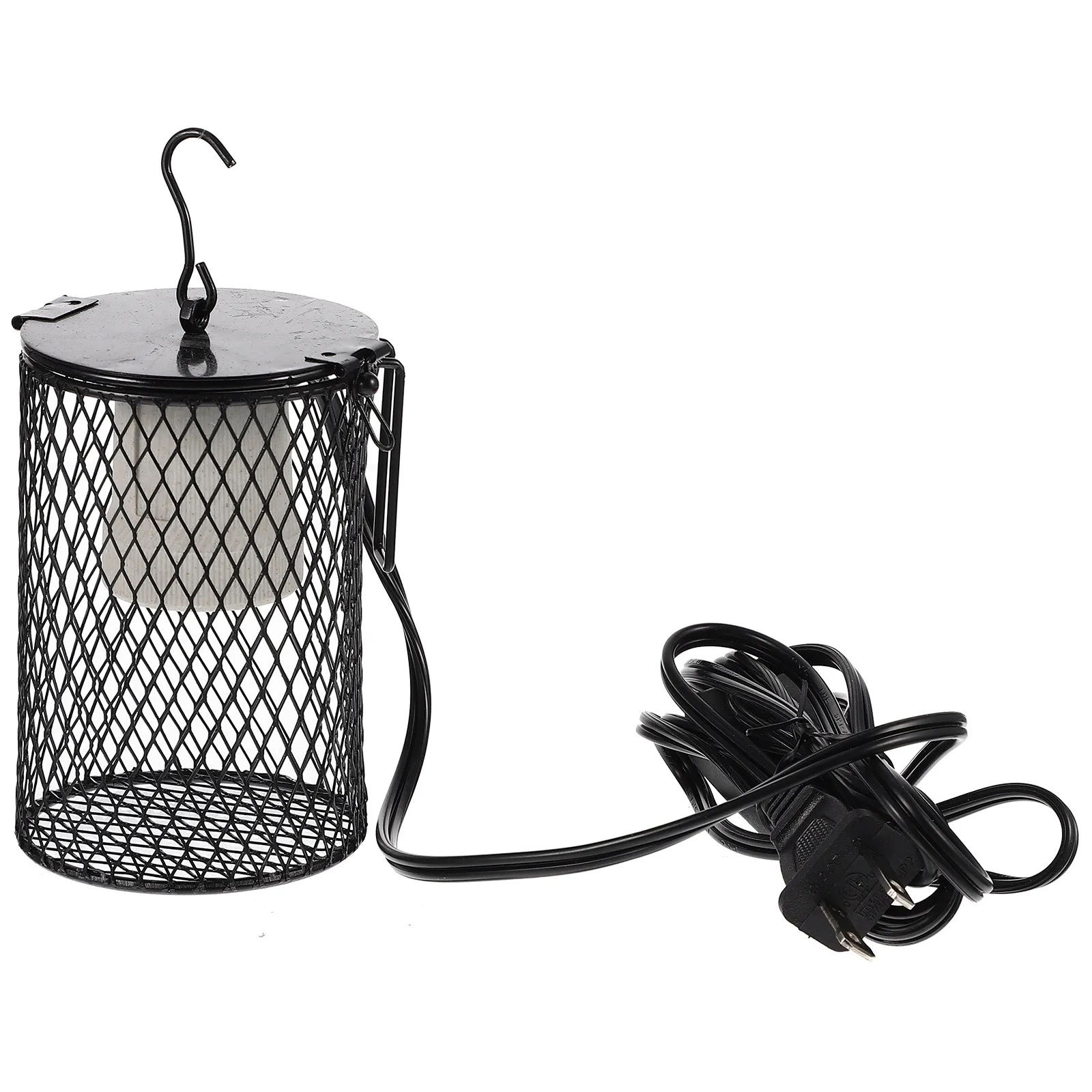

Reptile Heating Lamp Anti- Us Plug High-Strength Heat Dissipation Protector for Parrot Reptile Cage Light Cover