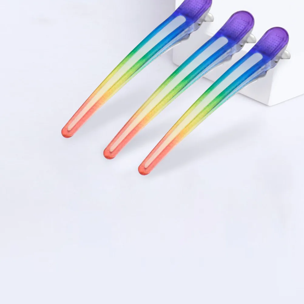 4Pcs Hair Clips Duckbill Clamp Salon Styling Tools Rust Proof Professional Sectioning Clips Hair Styling Accessories