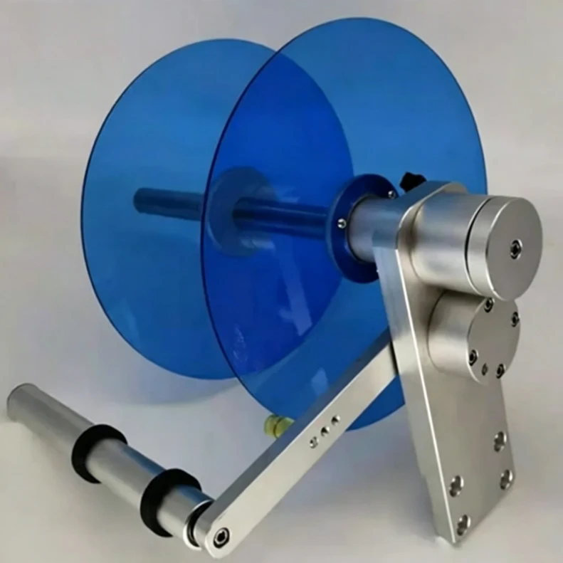 Telescopic Label Unwind Rack With Guide Positioning Roller Labeling Machine Spare Parts For Automatic Sticker Label Production