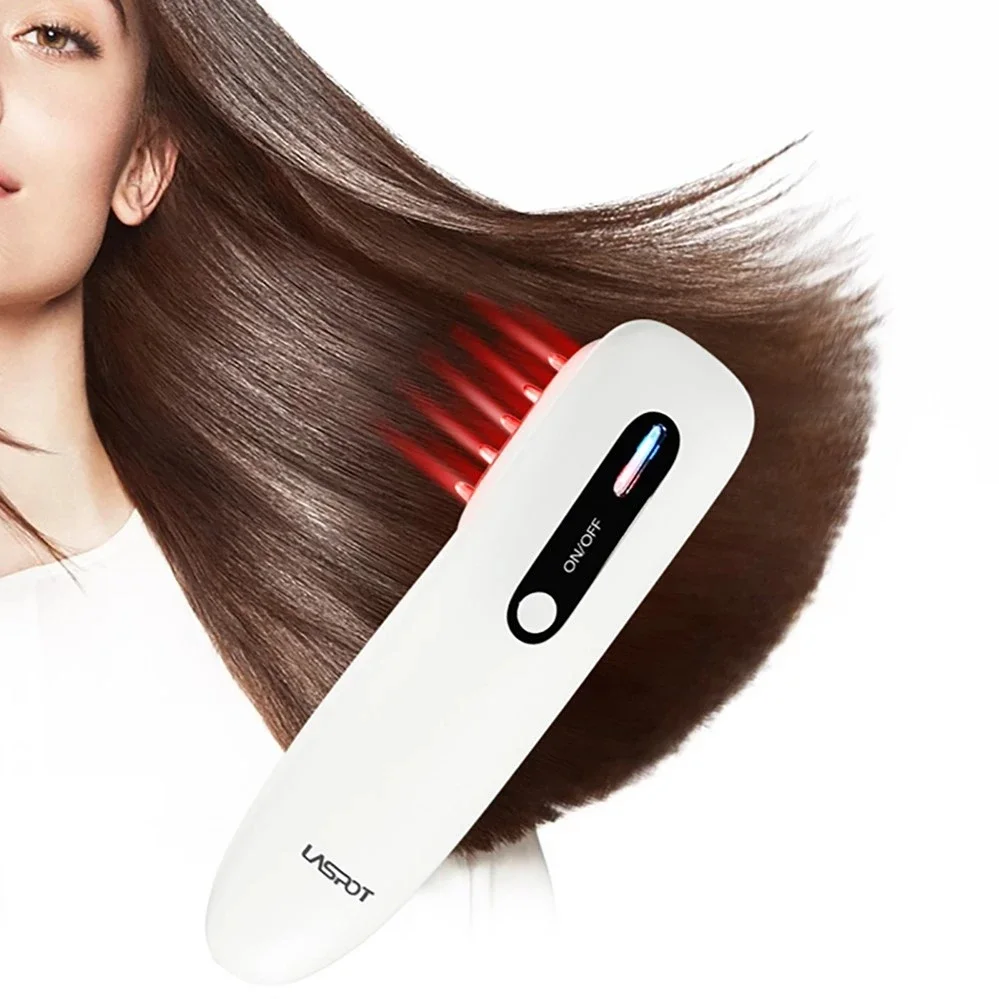 Nuevo Peine para el crecimiento del cabello de etiqueta privada, tratamiento suave Bio ligero de 650nm, producto para la caída del cabello, fortalece el crecimiento