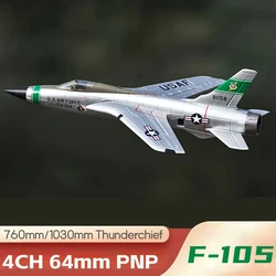 Freewining 64mm wentylator kanałowy F-105 Thunderchief Edf Jet Model samolotu lub statek Rc samolot symulacja 3s Pnp