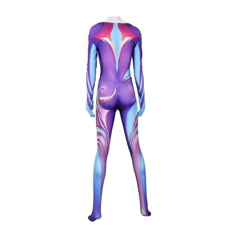 Adults Kids Dawnbringer Soraka Cosplay Costumes Female Woman Girls Superhero Zentai Halloween Bodysuit Party Jumpsuit