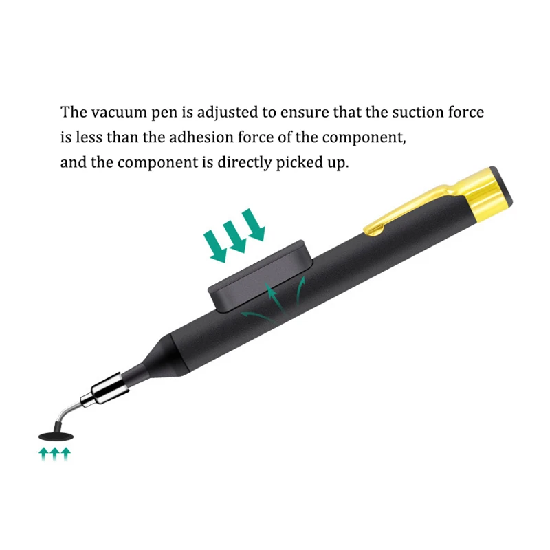 Vacuum suction pen, manual anti-static surface mount component suction device, multiple suction cups, puller, welding tool