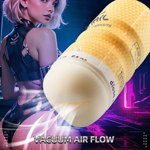 柔らかい男性の自慰行為者カップ吸うアナル膣オスのマスターベーター、ペニストレーナー、男性用の大人のおもちゃ大人の商品 8ベストセールスアタッチ可能な膣シリコン -№7