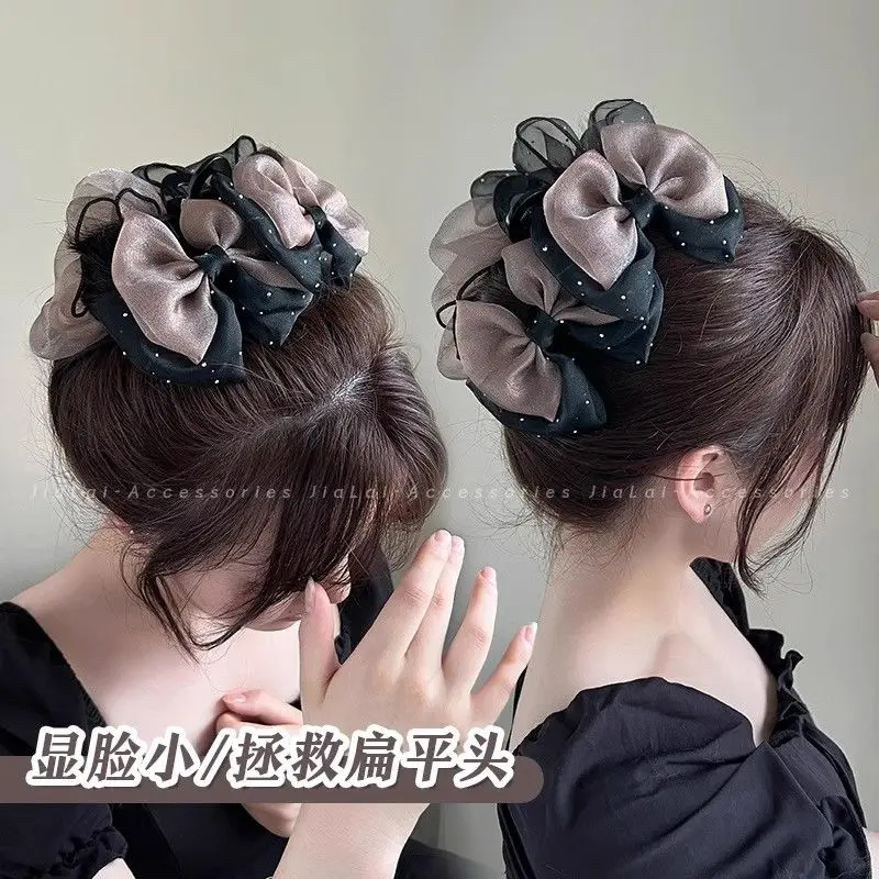 Eugen Mesh Grab Clip Large Hair Clip for Women's Back of The Head 2024 New High-end Shark Clip