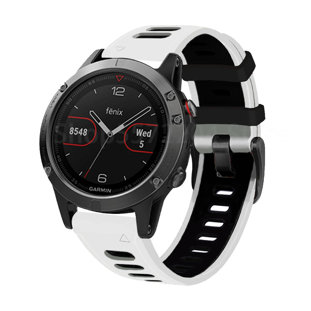 Cinturino 26 22mm per Garmin Fenix 5 6 5X Plus 6X Pro 3 HR Forerunner 935 945 cinturino in silicone Garmin Fenix 7 7X cinturino a sgancio rapido
