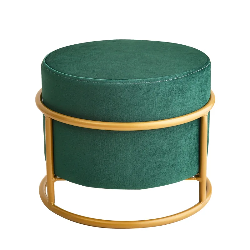 كرسي حذاء قماشي قابل للتعديل ، ديكور منزلي ، أثاث كرسي ، كرسي فلانيل ، غرفة معيشة عثماني ، مقاعد مستديرة ، ارتفاع