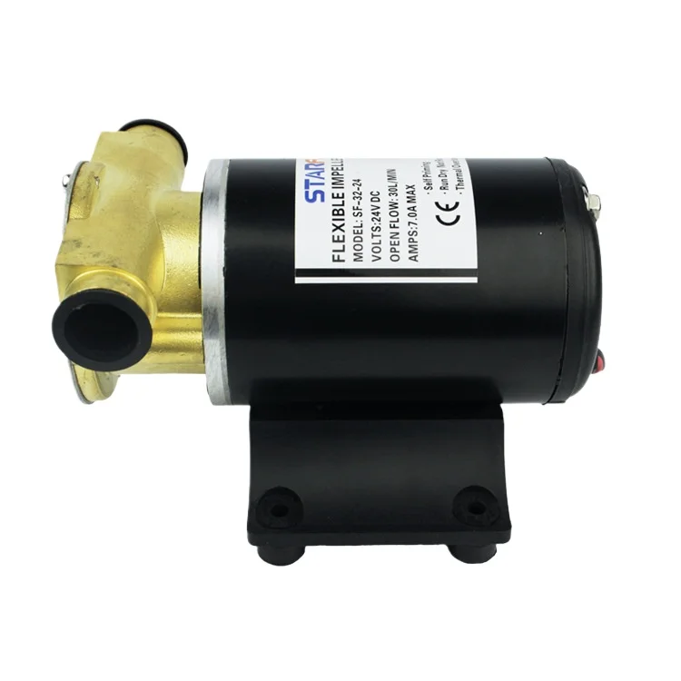 Marine yacht deck motor cooling flushing impeller centrifugal miniature self-priming bilge pump