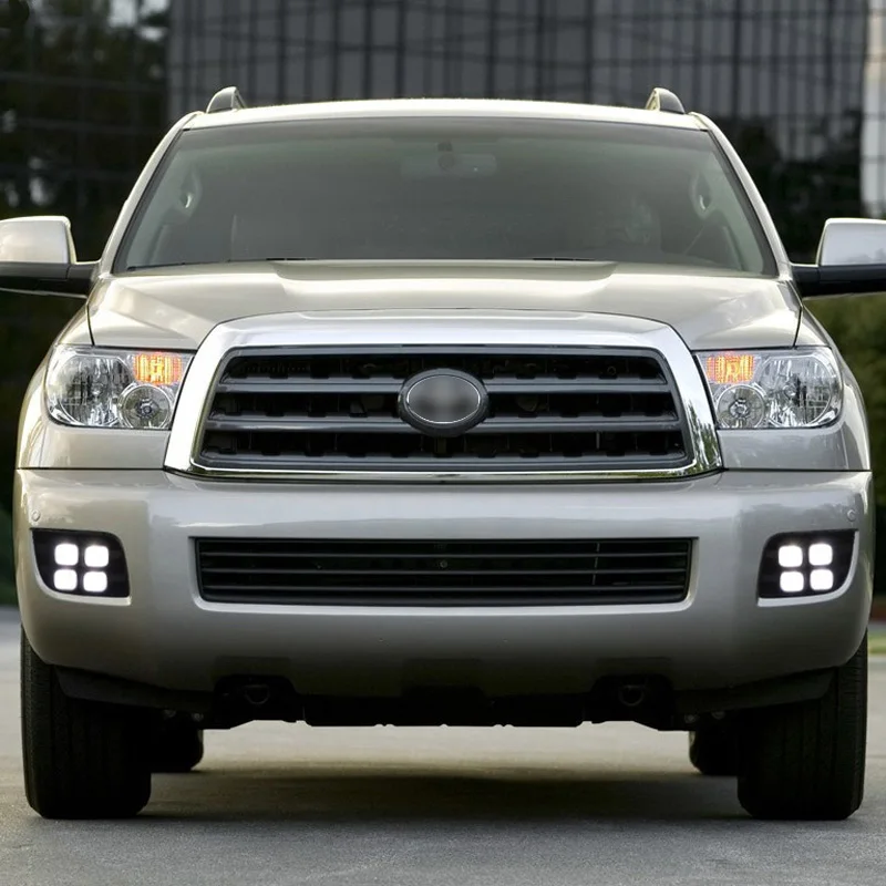 

Светодиодные автомобильные лампы для Toyota Sequoia 2007 2008 2009-2017 дневные ходовые огни, модернизированные аксессуары для освещения DRL