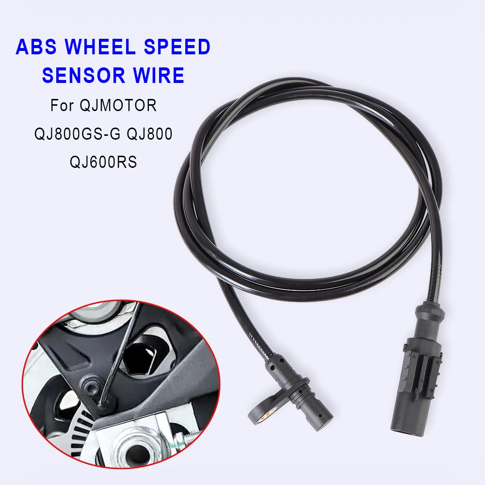

Motorcycle ABS Rear Wheel Speed Sensor Wire Silicone Signal Line Accessories For QJMOTOR QJ800GS-G QJ800 QJ600RS QJ600 600RS