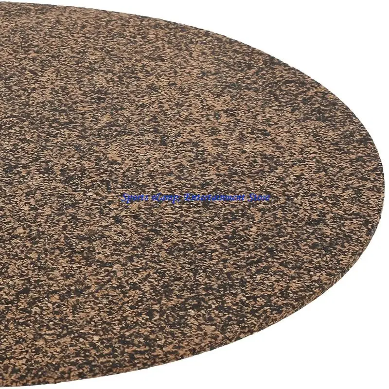 G7NF Durability Cork Rubber Turntable Mat New Cork Anti-Static Turntable Platter Mat for 12In Records Minimizes Skips