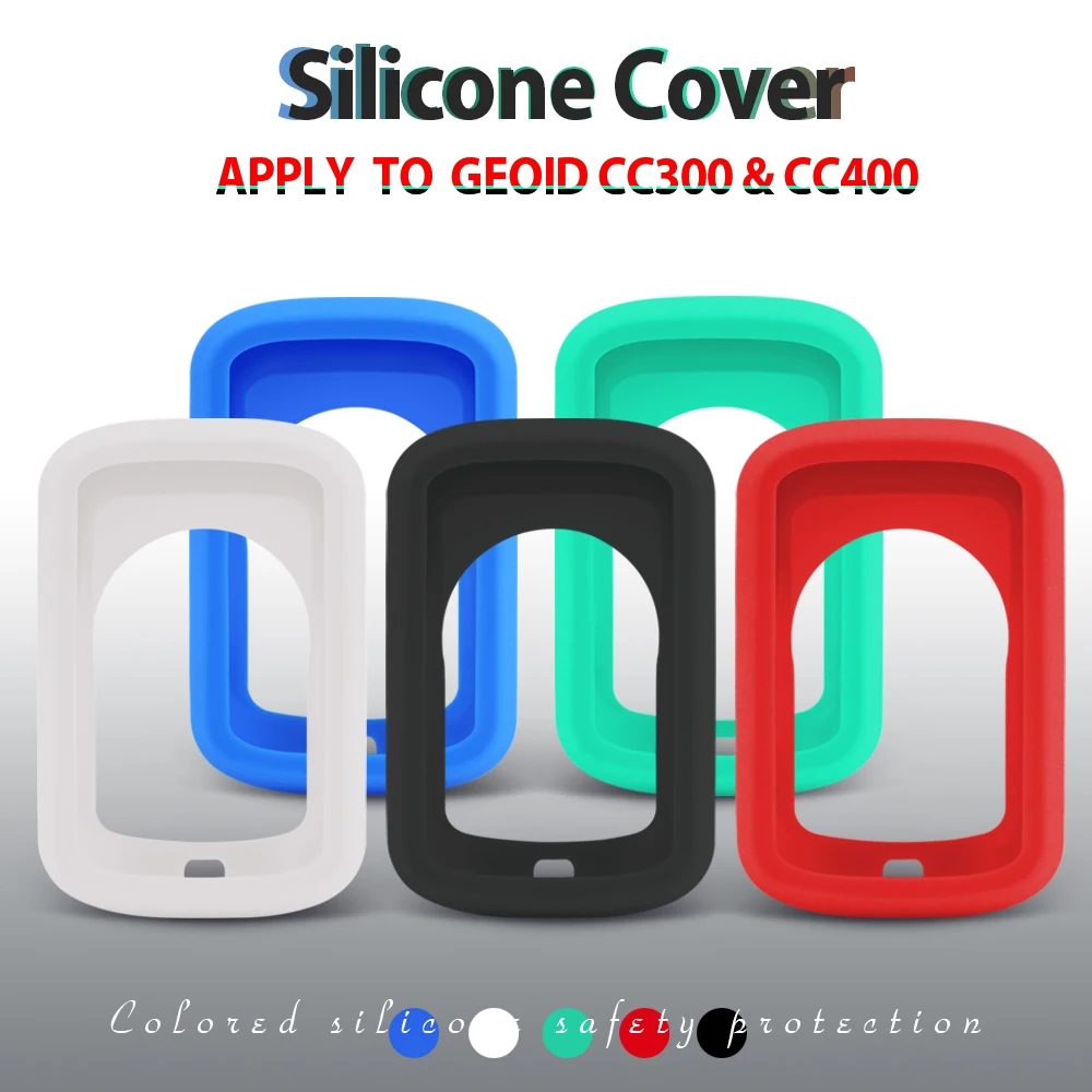 GEOID CC300 CC400  Bicycle computer protection cover Silicone colo protective Case Protector (For Geoid CC300 400 )