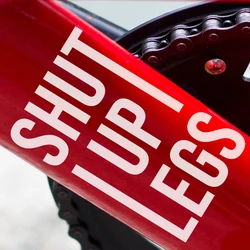 Shut up vinyl decal - mountain bike motorcycle, inspirational sticker creative waterproof non-fading customization