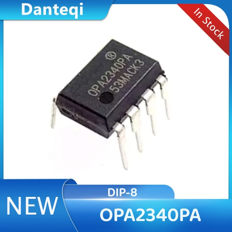 2PCS/LOT OPA2340PA OPA2340 in-line DIP-8 single rail-to-rail operational amplifier