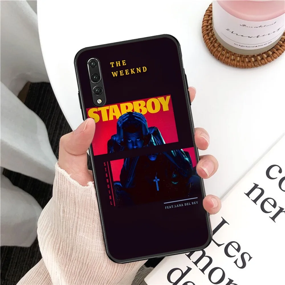 The W-Weeknd X-XO Singer Phone Case For Huawei P 8 9 10 20 30 40 50 Pro Lite Psmart Honor 10 Lite 70 Mate 20lite