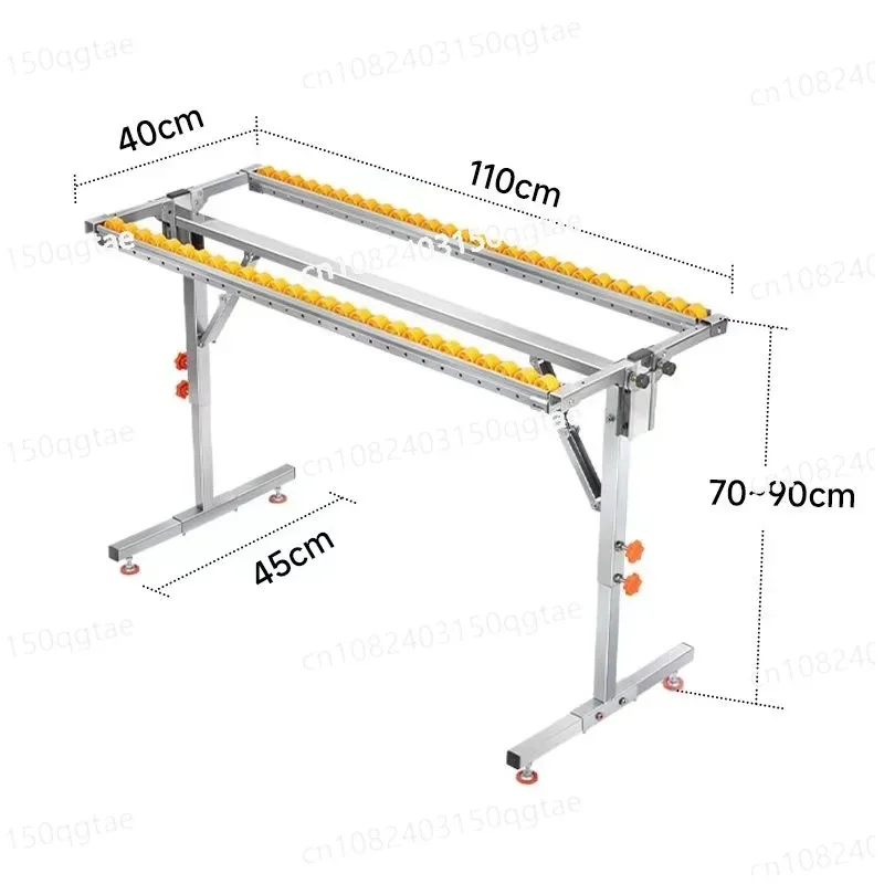 2023 Folding Fluent Strip Support Frame, Large Plate Carrying Conveying Device Saw Table Drag Table Auxiliary Pulley Support