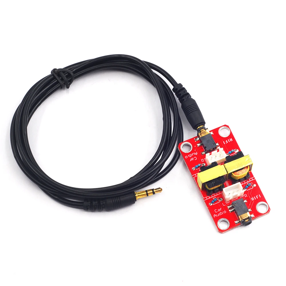 Rumore Audio isolatore di rumore a terra comune isolatore di filtro antirumore AUX da 3.5mm navigazione Audio per auto filtro Audio di corrente GPS