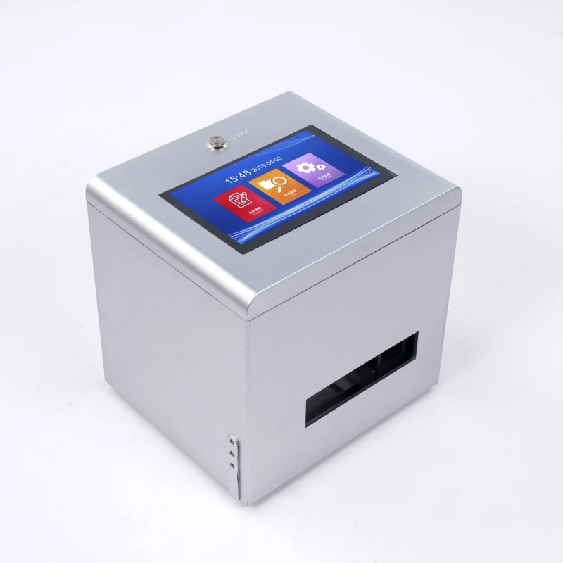 TIJ Desktop OH1-L OH2 Inkjet Printer Can Bottle Logo Printer Expiry Date Batch Coding Machine Concave Surface Character Printer