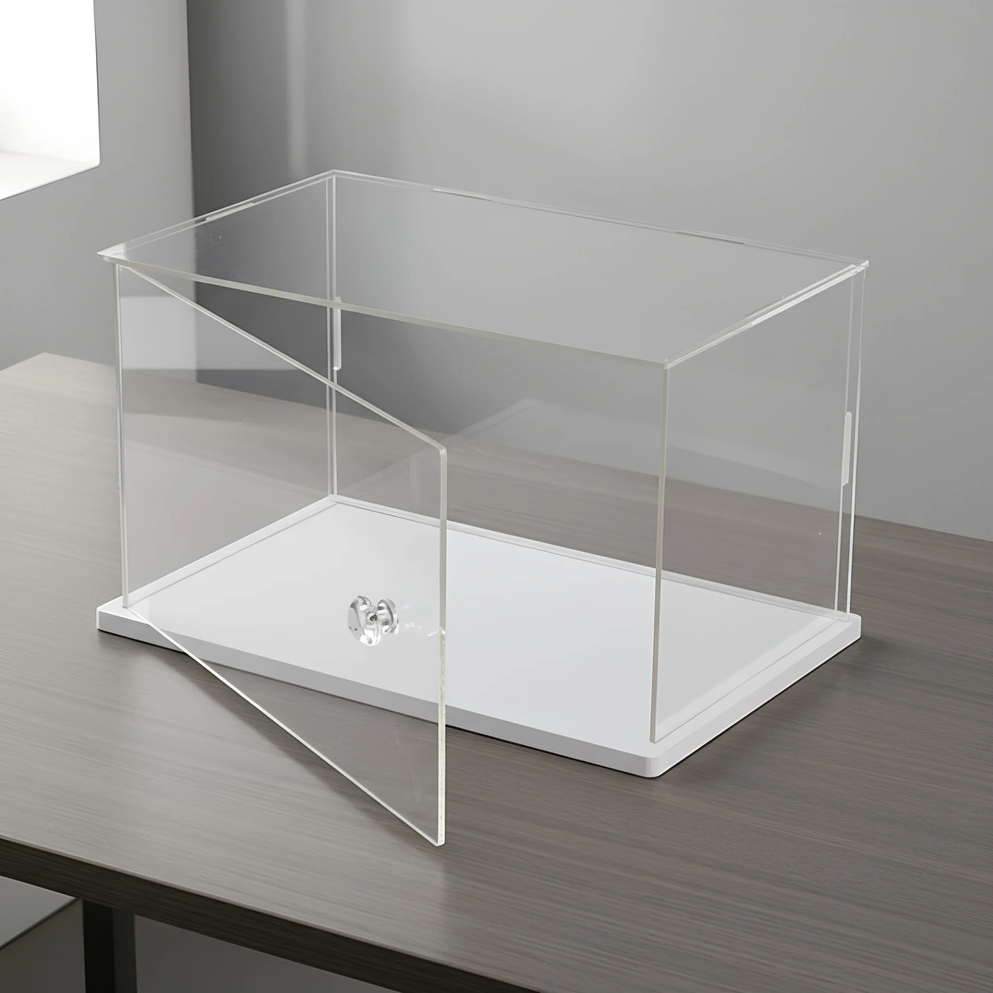 Acrylic Display Case 200 Sizes Available Can Be Opened With Handle, Which Is Beautiful, Dustproof, and Convenient for Storage