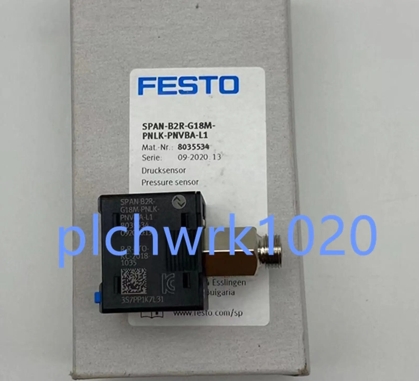 

Новый датчик давления Festo в коробке, фотография 8035534, 1 шт.