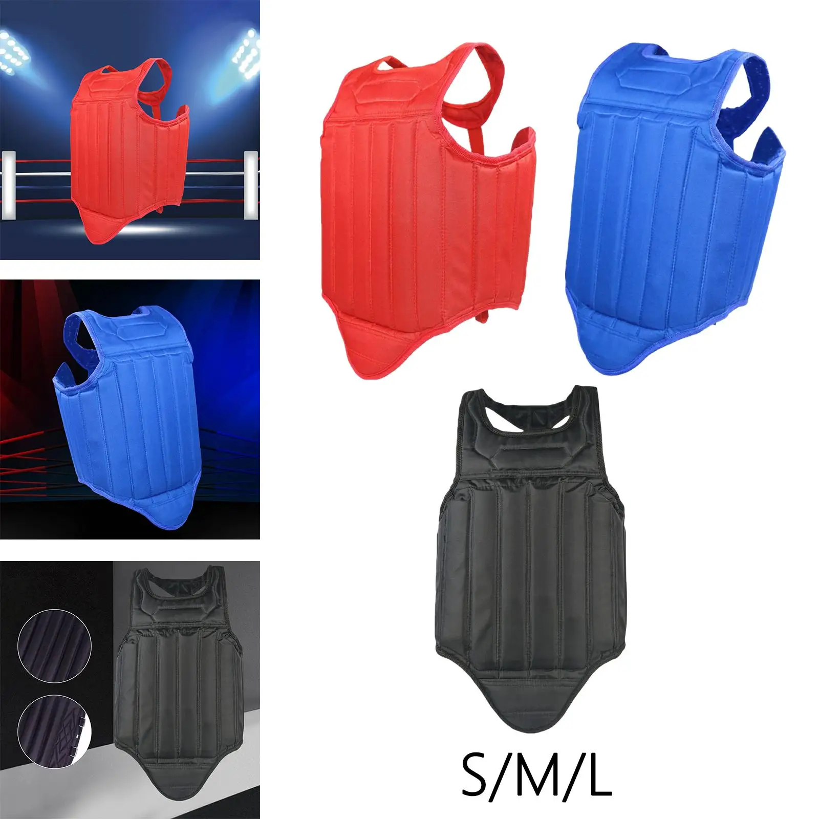 Protector de pecho de Karate Protector de Taekwondo Protector corporal para artes marciales